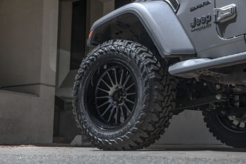 2021 Jeep Wrangler Sahara - XD WHIPLASH - Black Wheel Pros